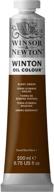 🎨 краска масляная winsor & newton winton burnt umber, 200 мл, туба логотип