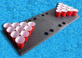 img 4 attached to Floating Beer Pong Set - Case Club's High-Density Foam for Exceptional Durability