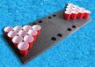 floating beer pong set - case club's high-density foam for exceptional durability logo