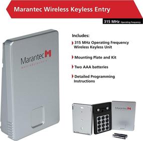 img 2 attached to 🔒 Convenient and Secure Marantec Wireless Keyless Entry System for Garage