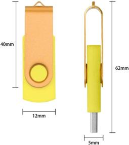 img 1 attached to Накопитель Uflatek USB Flash Drive объемом 64 МБ (10 штук) - Карманный флеш-накопитель небольшого объема, поворотная флешка с USB 2.0, цветные флеш-накопители для эффективного хранения данных - 10 штук разноцветных USB-накопителей.