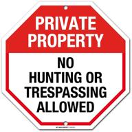 🚫 industrial trespassing sign: rust-free & resistant – unyielding protection logo