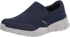 img 4 attached to 👞 Skechers Equalizer Krimlin Charcoal Loafer: Stylish Men's Shoes with Loafer & Slip-On Comfort