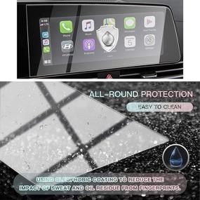 img 3 attached to CDEFG Screen Protector For 2021 Elantra Car Navigation Display Touch Screen Foils For 2021 Elantra Tempered Glass Protective Film (10