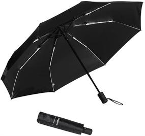 img 4 attached to ☂️ Ultimate Protection: Leyeve Windproof Umbrella with Anti-UV Shield