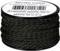 🌲 woodland camo mc04 1.18mm x 125' micro cord: premium paracord, made in usa логотип