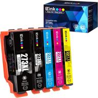 🖨️ e-z ink (tm) remanufactured ink cartridge replacement for epson 273xl 273 t273xl - xp-520 xp-600 xp-610 xp-620 xp-800 xp-810 xp-820 (5 pack, 1 black 1 cyan 1 magenta 1 yellow 1 photo black) - high quality, affordable printer ink logo