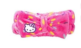 img 4 attached to 🎀 Повязка для волос The Creme Shop X Hello Kitty Plush Spa: Без жестокости и веганская - Празднуйте со вкусом.