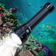 wurkkos 13000lm scuba diving light: ultimate waterproof led submarine flashlight for outdoor adventure - includes batteries! logo