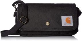 img 4 attached to Carhartt Legacy Women's Essentials Crossbody Bag and Waist Pouch: Stylish and Functional in Black