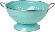 🌀 now designs turquoise metal colander, 3-quart logo