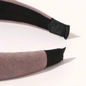 img 2 attached to 🎀 Ivyu Headbands for Women - Fashionable Hair Accessories in Black, Pink, and Gray - Non-Slip Diademas Para Mujer De Moda Hairbands for Girls - Perfect Gift for Women