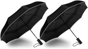 img 4 attached to 🌂 Stay Protected with the MRTLLOA Compact Umbrella: Windproof and Collapsible