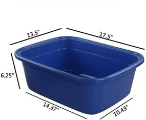 img 3 attached to Set of 3 Ggbin 18 Quart Dish Pans/Wash Basins