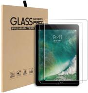 📱 ipad air 9.7 inch screen protector - jusney tempered-glass film for ipad air 1, 2, 6th/5th gen, 2017/2018 & ipad pro 9.7-inch (2 packs) logo