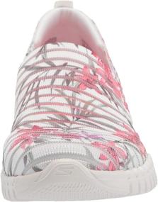 img 3 attached to Skechers Womens Smart Floral Sneaker