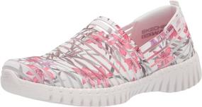img 4 attached to Skechers Womens Smart Floral Sneaker