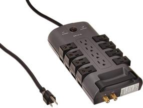 img 1 attached to 💡 Power Up Safely with the Belkin 12-Outlet Pro SurgeMaster - 4320 Joules of Protection