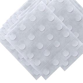 img 4 attached to 🎈 400 Clear Dot Glue Removable Double Sided Adhesive Dots for Balloons, Posters, Photos, Paper, Scrapbooking, Walls, Candles | Birthday, Wedding Party Decorations, Craft Projects