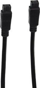 img 2 attached to 🔥 Monoprice 10ft FireWire 800 Cable - High-Speed Data Transfer, 9-Pin/9-Pin Configuration, Black (103544)
