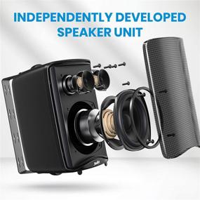 img 3 attached to Moukey M20-2: Waterproof Indoor-Outdoor Speakers with 🔊 Powerful Bass, Swivel Bracket, and Expansive Stereo Sound Coverage