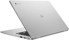 img 2 attached to 💻 ASUS Chromebook C523NA-DH02 15.6" HD NanoEdge: Renewed Silver Chromebook with Intel Dual Core Celeron, 4GB RAM & 32GB Storage