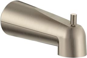 img 1 attached to Moen 3839BN Tub Spout: Sleek and Sophisticated Brushed Nickel Finish