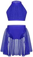 🩱 yeahdor 2 piece girls' contemporary athletic dance skirts & skorts logo