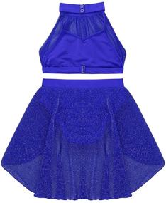 img 1 attached to 🩱 Yeahdor 2 Piece Girls' Contemporary Athletic Dance Skirts & Skorts