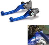 premium anxin cnc billet pivot brake clutch levers in blue for yamaha yz series 15-21: yz125/250, yz250f, yz125x, yz250x, yz450f, yz250fx, yz450fx 19-21 logo