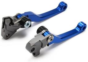 img 2 attached to Premium AnXin CNC Billet Pivot Brake Clutch Levers in Blue for Yamaha YZ Series 15-21: YZ125/250, YZ250F, YZ125X, YZ250X, YZ450F, YZ250FX, YZ450FX 19-21