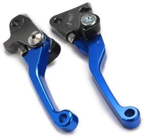 img 1 attached to Premium AnXin CNC Billet Pivot Brake Clutch Levers in Blue for Yamaha YZ Series 15-21: YZ125/250, YZ250F, YZ125X, YZ250X, YZ450F, YZ250FX, YZ450FX 19-21