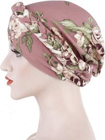 img 2 attached to Cancer Bohemia Pre Tied Twisted Headwear Outdoor Recreation