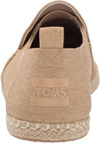 img 2 attached to 👞 Washed Canvas Men's Loafers & Slip-Ons: TOMS Deconstructed Alpargata Shoes