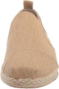 img 3 attached to 👞 Washed Canvas Men's Loafers & Slip-Ons: TOMS Deconstructed Alpargata Shoes