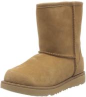 👞 стильные и комфортные детские угги ugg classic short pull chestnut логотип