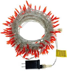 img 4 attached to 🎄 200 LED Red Christmas Lights Outdoor: Stylish 65 Ft Silver Wire String for Memorable Indoor and Outdoor Celebrations!