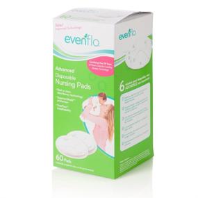 img 3 attached to 🤱 Highly Absorbent and Breathable Evenflo Feeding Disposable Breast Pads for Nursing Moms - Pack of 60