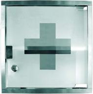 💊 update international mc-125s stainless steel medicine case 12in x 12in: compact and convenient storage solution logo
