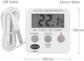 img 2 attached to Digital Freezer Thermometer Temperature Feature