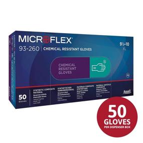 img 2 attached to Microflex 93 260 Chemical Resistant X Large
