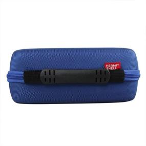 img 1 attached to 🔵 Protective Hermitshell Hard EVA Travel Case for Sony XB20 Portable Wireless Speaker - Blue