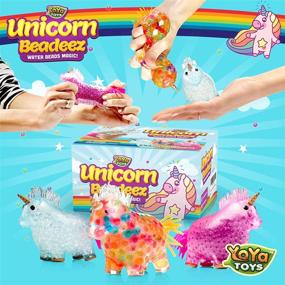 img 3 attached to Unicorn Squishy Fun: Discover YoYa Toys Beadeez Delight!