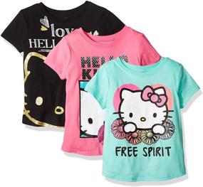 img 1 attached to Hello Kitty Girls T-Shirt - Trendy Spirit Girls' Clothing