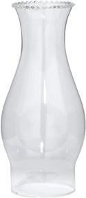 img 2 attached to 🔥 B&amp;P Lamp Clear Glass Crimped Top Chimney: 3"x 8 1/2" for Oil & Kerosene Lamps