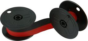 img 4 attached to 🖨️ Porelon 11216 Universal Twin Spool Calculator Ribbon, 6-Pack: Black/Red - High-Quality Ink for Efficient Calculations