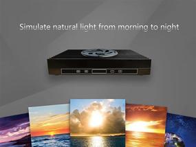 img 3 attached to Enhanced SMATFARM LED Aquarium Light: Dimmable 95Watts Full Spectrum Sunrise Sunset for Marine Fish Tanks with Timer Function