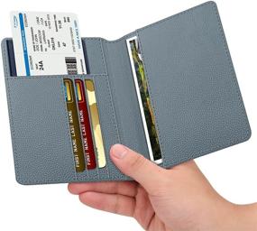 img 2 attached to 🔒 Fintie RFID Blocking Leather Passport Holder