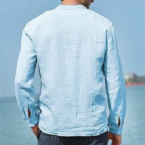 img 2 attached to 👕 Rela Bota Fashion Cotton Lightweight Men's Clothing and Shirts: Stylish & Comfortable Attire for Men