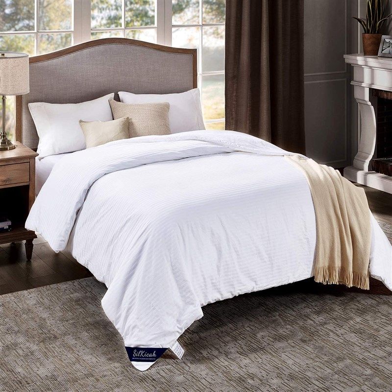 silkicah mulberry comforter breathable lightweight 로고